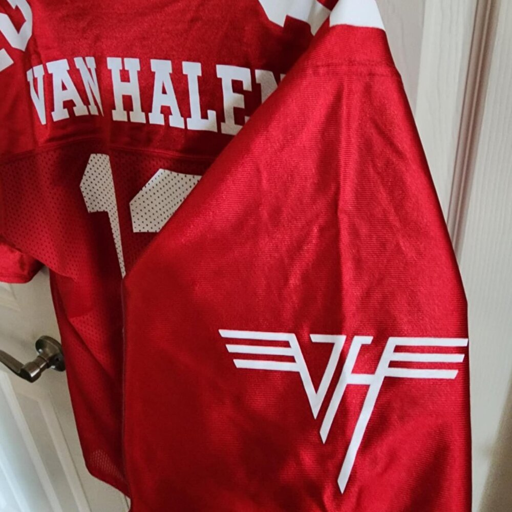 Van Halen Red Tour Jersey – Adult Medium – Vintage Rock Memorabilia